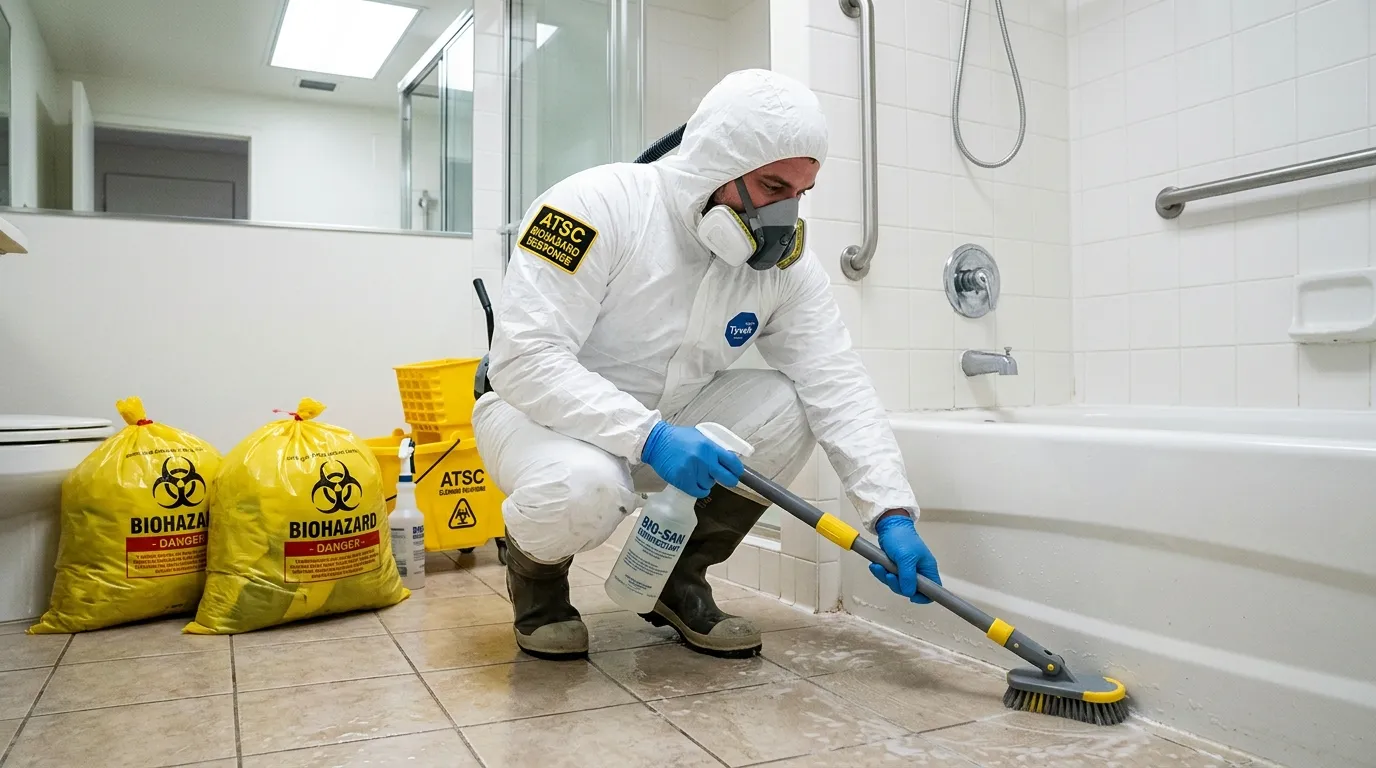 Decontamination equipment deployed for Blood Cleanup in Rossville